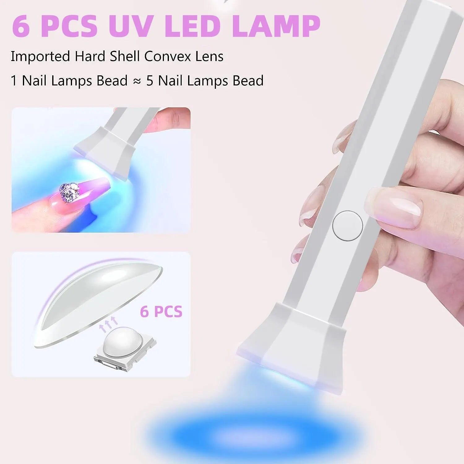 Nail Care: UV LED Nail Dryer Lamp for Quick Gel Curing