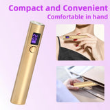Nail Care: Mini UV LED Nail Dryer Lamp USB Gold