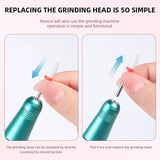 Stick Vacuums: Wireless Nail Drill Pen 35000RPM USB Rechargeable