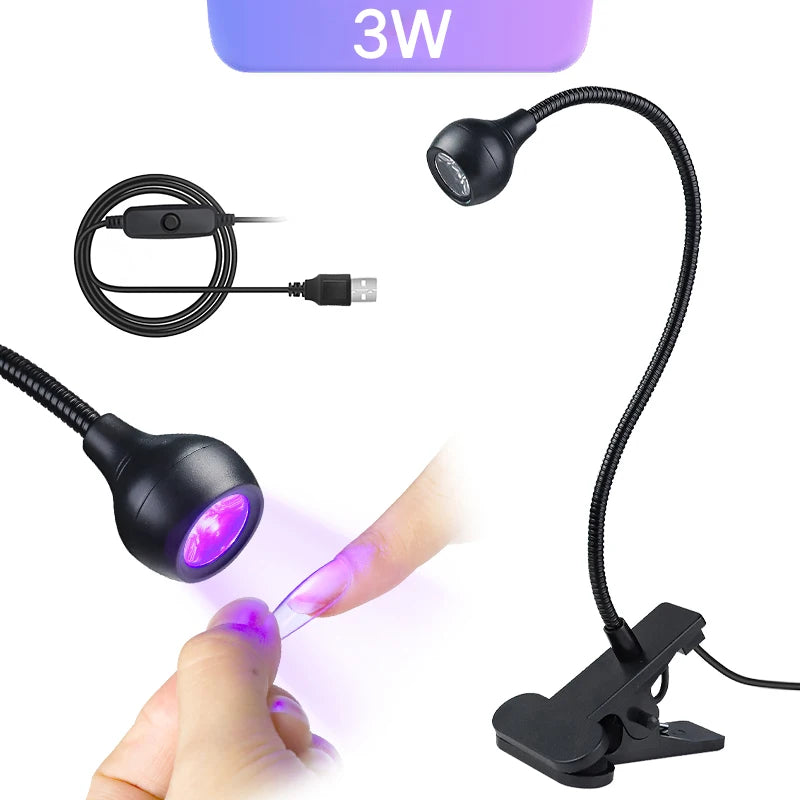 Nail Care: Portable UV LED Nail Lamp for Gel Polish