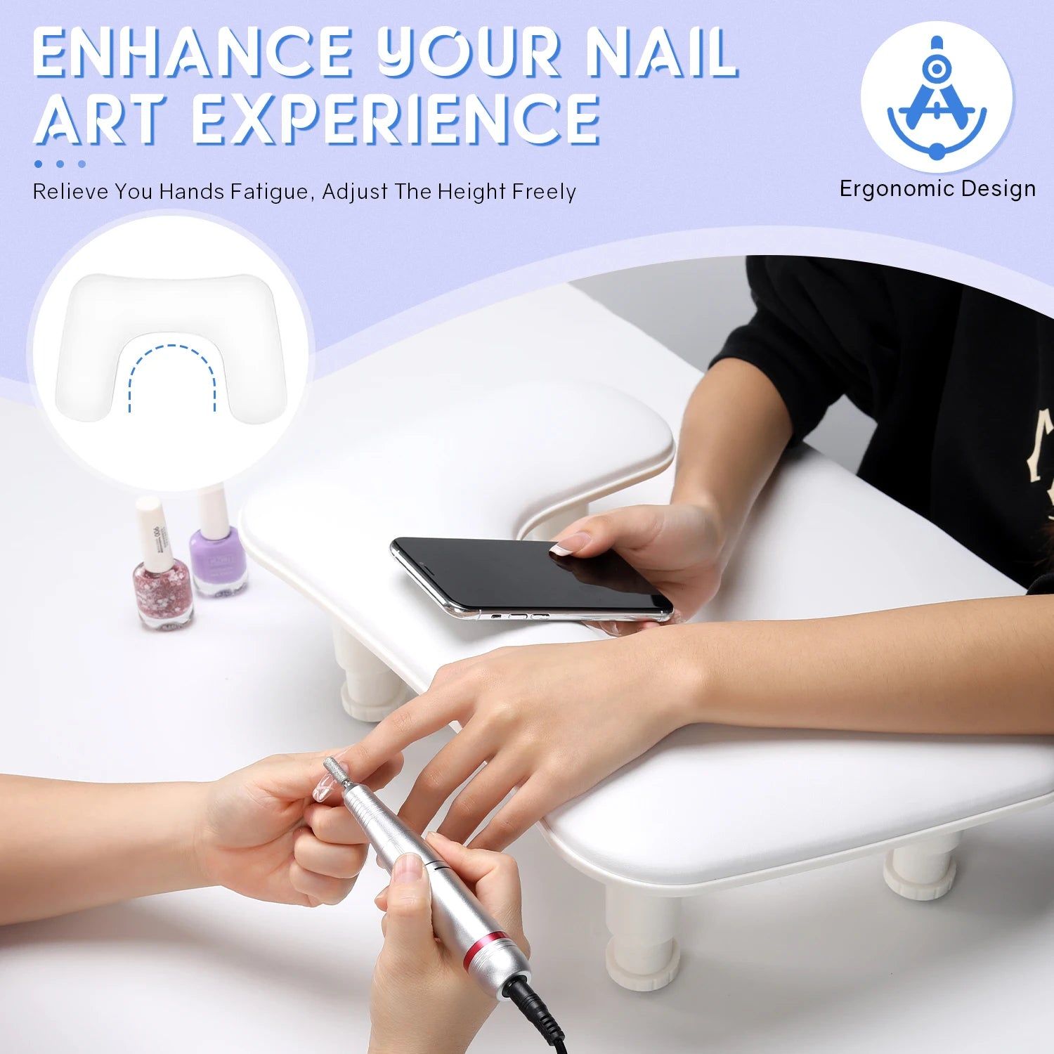 Hand Tools: Adjustable Nail Art Hand Pillow Stand
