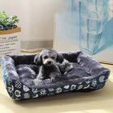 Dog Beds: Blue Pet Dog Bed Sofa Mat for All Sizes