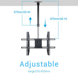 Adjustable Ceiling TV Mount for 26-65" LCD LED