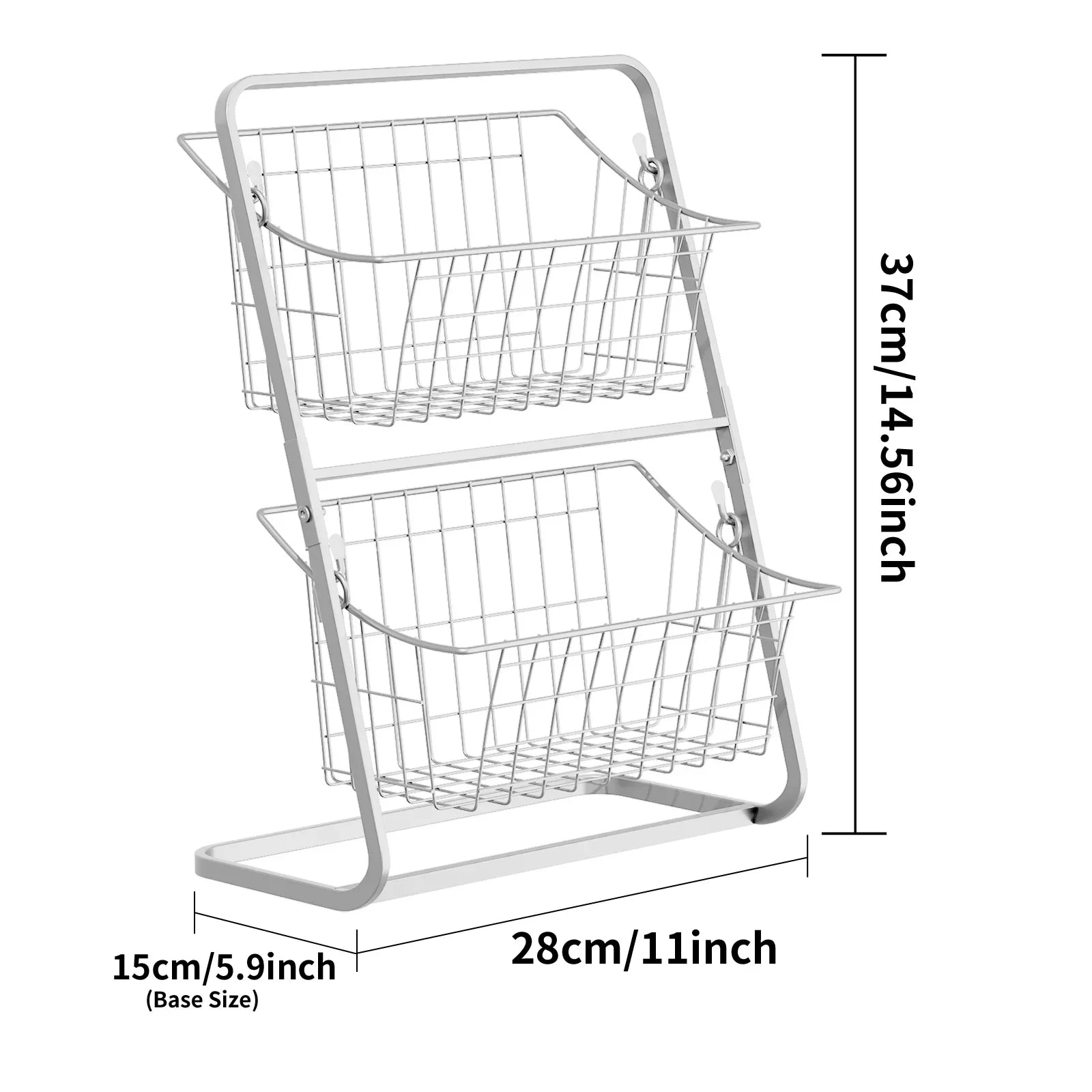 Buffets & Sideboards: Fruit Vegetable Kitchen Storage Rack White