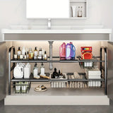 Kitchen & Bathroom DIY: Expandable Under Sink Organizer Set 8 Panel