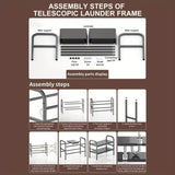 Kitchen & Bathroom DIY: Expandable Under Sink Organizer Set 8 Panel
