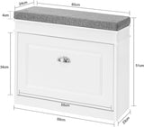 Shoe Storage: Tilt-Out Shoe Cabinet Shoe Rack