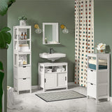 Bathroom Cabinets, Cupboards & Storage: Vanity Unit Bathroom Furniture, White