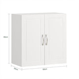 Bookcases & Shelves: Wall Cabinets Storage, White