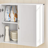 Bookcases & Shelves: Wall Cabinets Storage, White