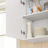 Bookcases & Shelves: Wall Cabinets Storage, White