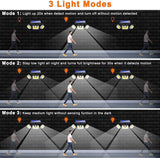 Outdoor Lights: Outdoor Solar Lights with 3 Adjustable Head for Porch Garden Patio