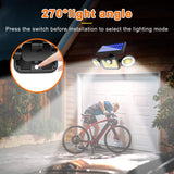 Outdoor Lights: Outdoor Solar Lights with 3 Adjustable Head for Porch Garden Patio