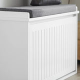 Shoe Storage: Hallway Shoe Bench Rack Cabinet Seat Cushion