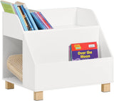 Kid's Bookcases & Shelves: Kids Storage Bookcase 3 Compartments, White