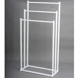3 Tier Metal Freestanding Towel Rack Rail Holder Drying Stand