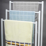 3 Tier Metal Freestanding Towel Rack Rail Holder Drying Stand