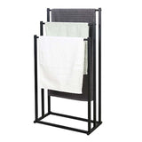 3 Tier Metal Towel Rack Freestanding Bathroom Organizer Rail