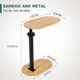 Desks: Sofa Side End Table 8.66W 14.17L Laptop Bed Desk