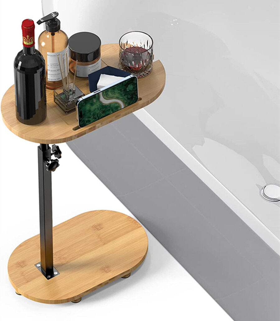Desks: Sofa Side End Table 8.66W 14.17L Laptop Bed Desk