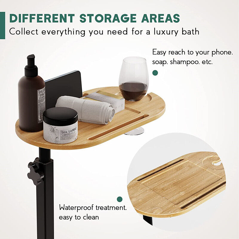 Desks: Sofa Side End Table 8.66W 14.17L Laptop Bed Desk