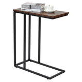 Arm Chairs & Recliners: C-Shaped Sofa Side End Table Metal Frame Laptop Tray - All Family