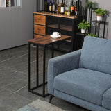 Arm Chairs & Recliners: C-Shaped Sofa Side End Table Metal Frame Laptop Tray - All Family