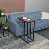 Arm Chairs & Recliners: C-Shaped Sofa Side End Table Metal Frame Laptop Tray - All Family