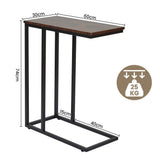 Arm Chairs & Recliners: C-Shaped Sofa Side End Table Metal Frame Laptop Tray - All Family
