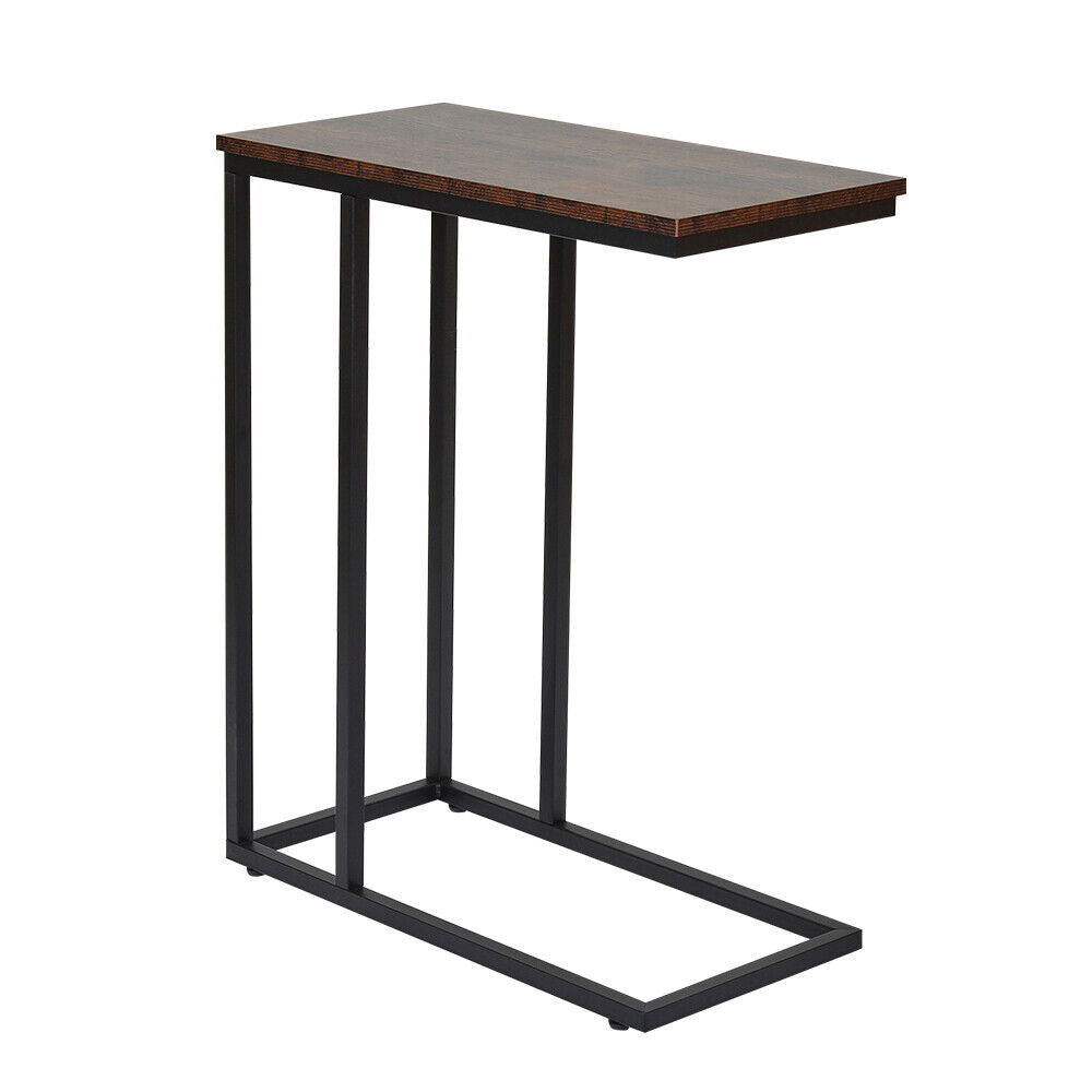 Arm Chairs & Recliners: C-Shaped Sofa Side End Table Metal Frame Laptop Tray - All Family