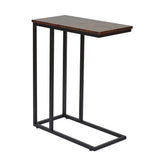 Arm Chairs & Recliners: C-Shaped Sofa Side End Table Metal Frame Laptop Tray - All Family