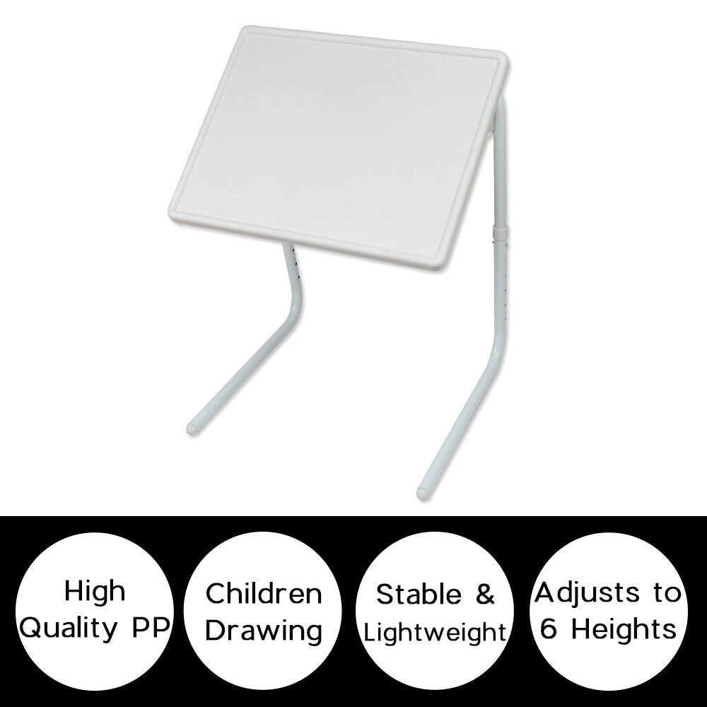 Laptop Stands: Adjustable Foldable Laptop Table Tray Steel MDF