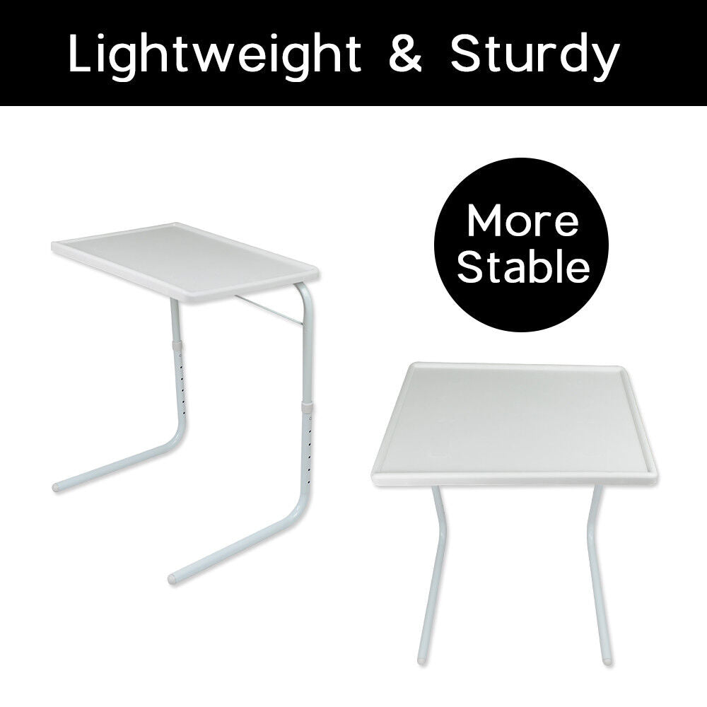 Laptop Stands: Adjustable Foldable Laptop Table Tray Steel MDF