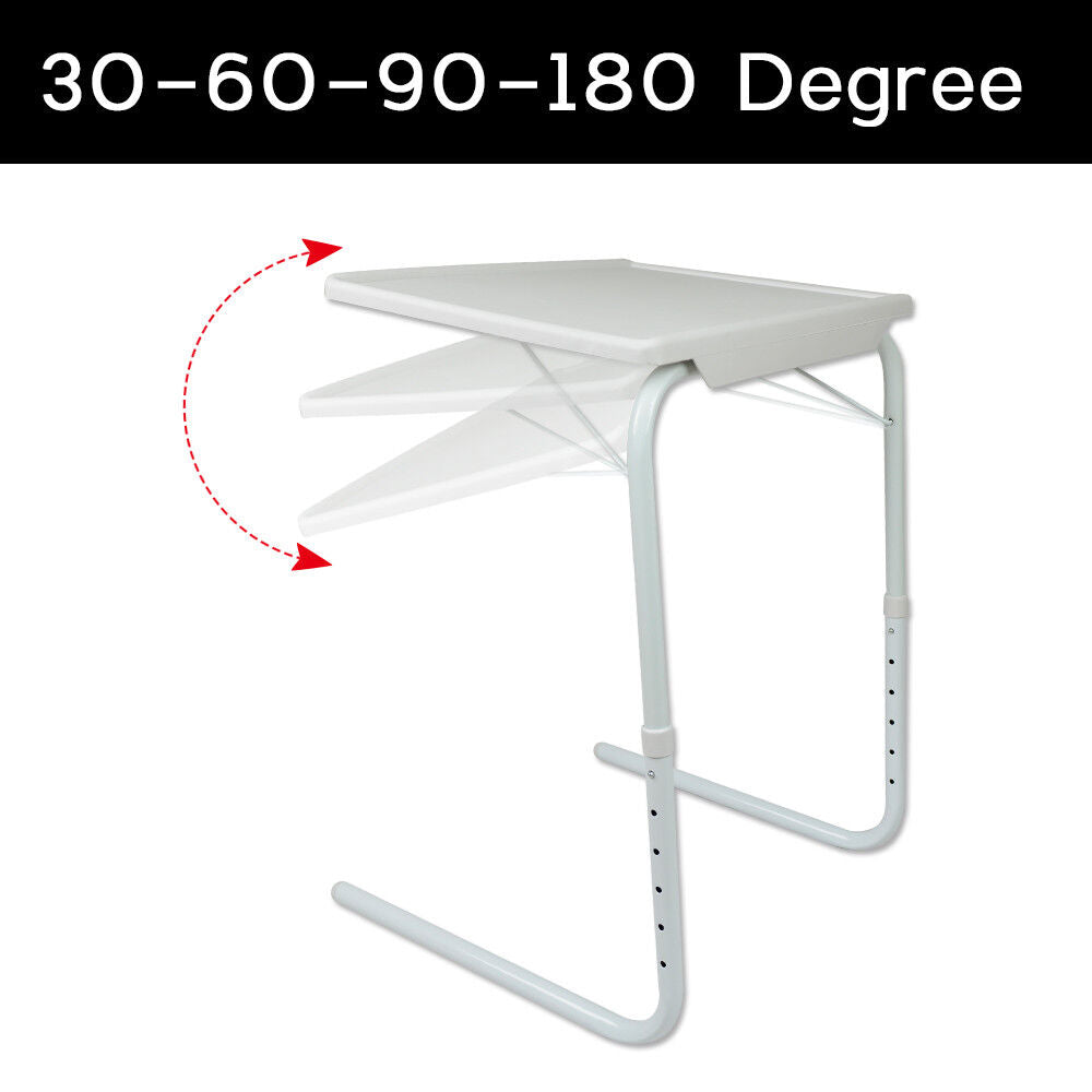 Laptop Stands: Adjustable Foldable Laptop Table Tray Steel MDF