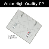 Adjustable Foldable Laptop Table Tray Steel MDF