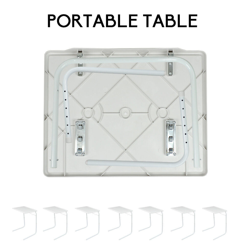 Laptop Stands: Adjustable Foldable Laptop Table Tray Steel MDF