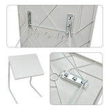 Adjustable Foldable Laptop Table Tray Steel MDF
