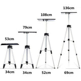 Adjustable Aluminium Laptop Projector Tripod Stand 52-140cm