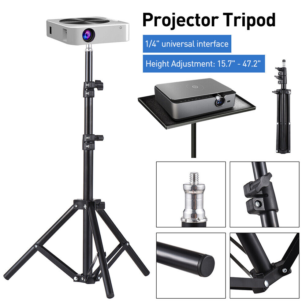 Laptop Stands: Portable Adjustable Laptop Projector Stand Tripod with Tray