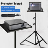 Laptop Stands: Portable Adjustable Laptop Projector Stand Tripod with Tray