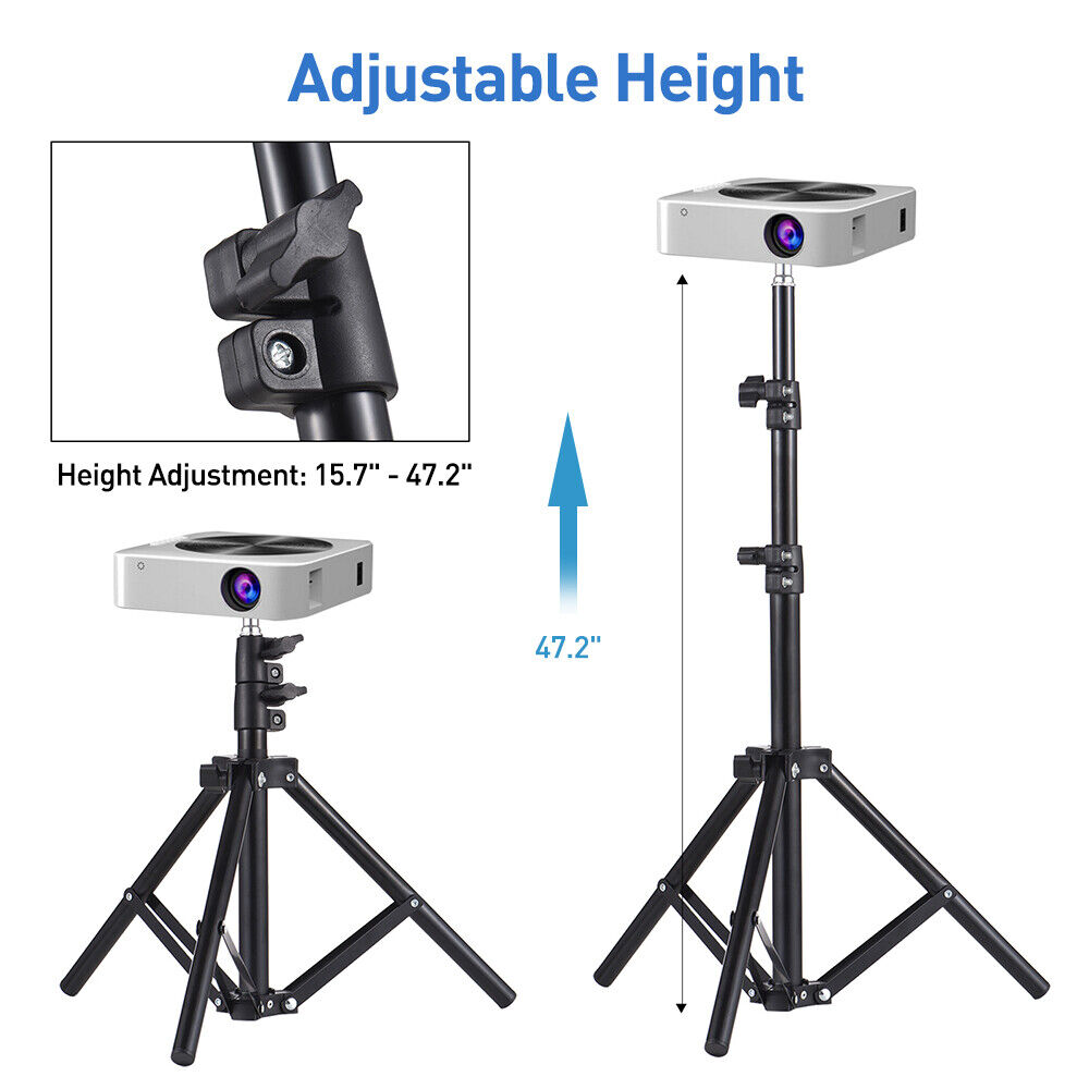 Laptop Stands: Portable Adjustable Laptop Projector Stand Tripod with Tray