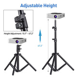 Laptop Stands: Portable Adjustable Laptop Projector Stand Tripod with Tray