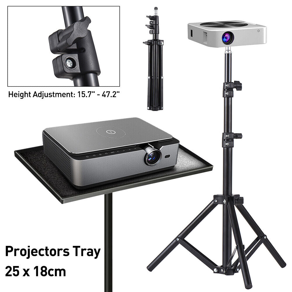Laptop Stands: Portable Adjustable Laptop Projector Stand Tripod with Tray