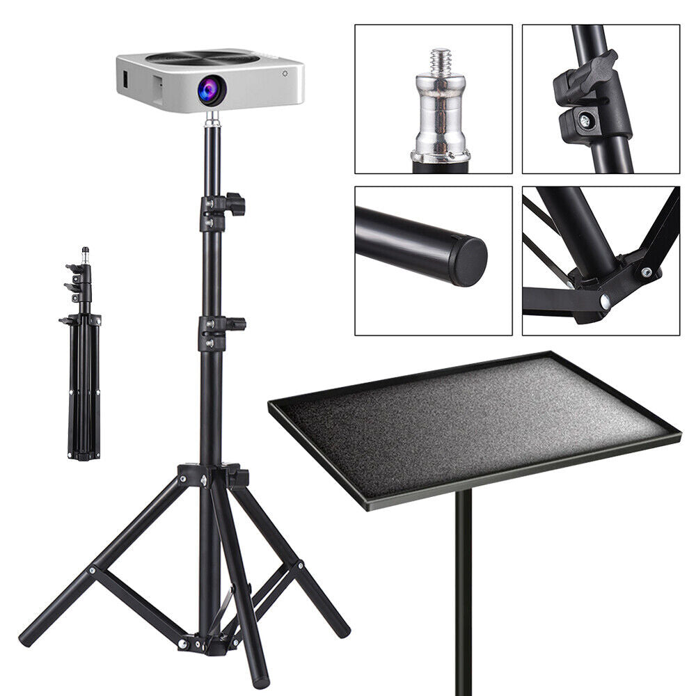 Laptop Stands: Portable Adjustable Laptop Projector Stand Tripod with Tray
