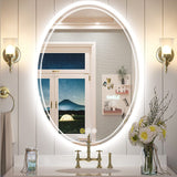 Mirrors: 500x700mm LED Bathroom Mirror Oval Dimmable Anti-Fog