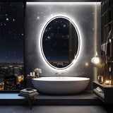Mirrors: 500x700mm LED Bathroom Mirror Oval Dimmable Anti-Fog