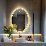 Mirrors: 500x700mm LED Bathroom Mirror Oval Dimmable Anti-Fog