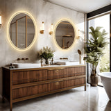 Mirrors: 500x700mm LED Bathroom Mirror Oval Dimmable Anti-Fog