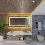 Audio Accessories: 500x700mm LED Bathroom Mirror Anti-Fog Illuminated Shatterproof