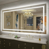 Audio Accessories: LED Bathroom Mirror 700x900mm Anti-Fog Shatterproof